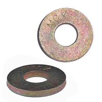 1" X-tra Thick Mil-Carb MCx, USS Flat Washer, Zinc Yellow, USA